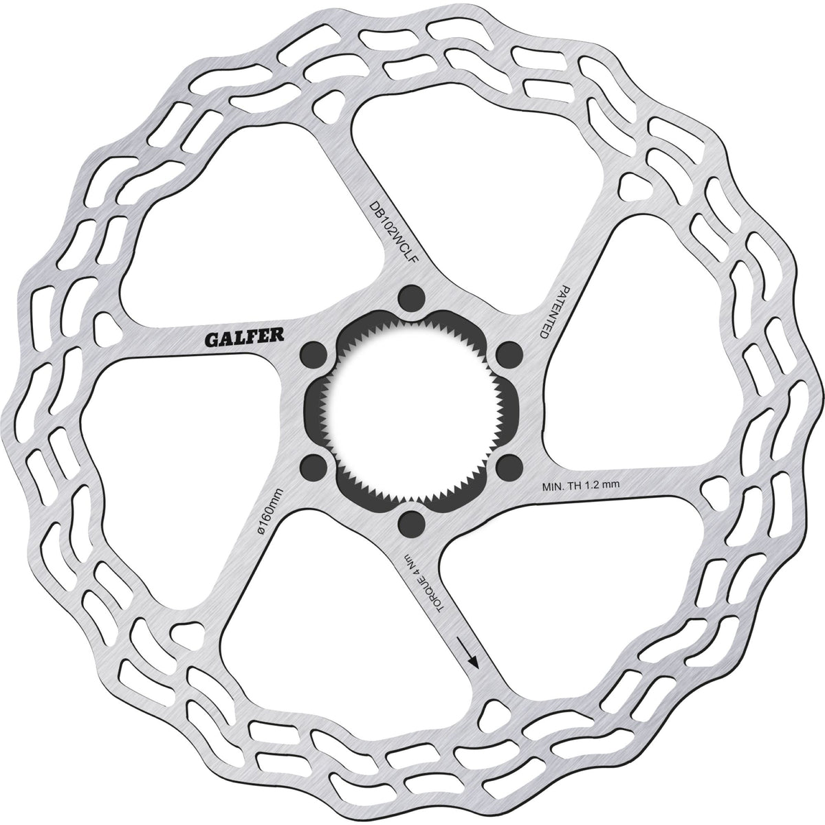 Brake Rotor Road Center-Lock Fulcrum 160x1.8MM