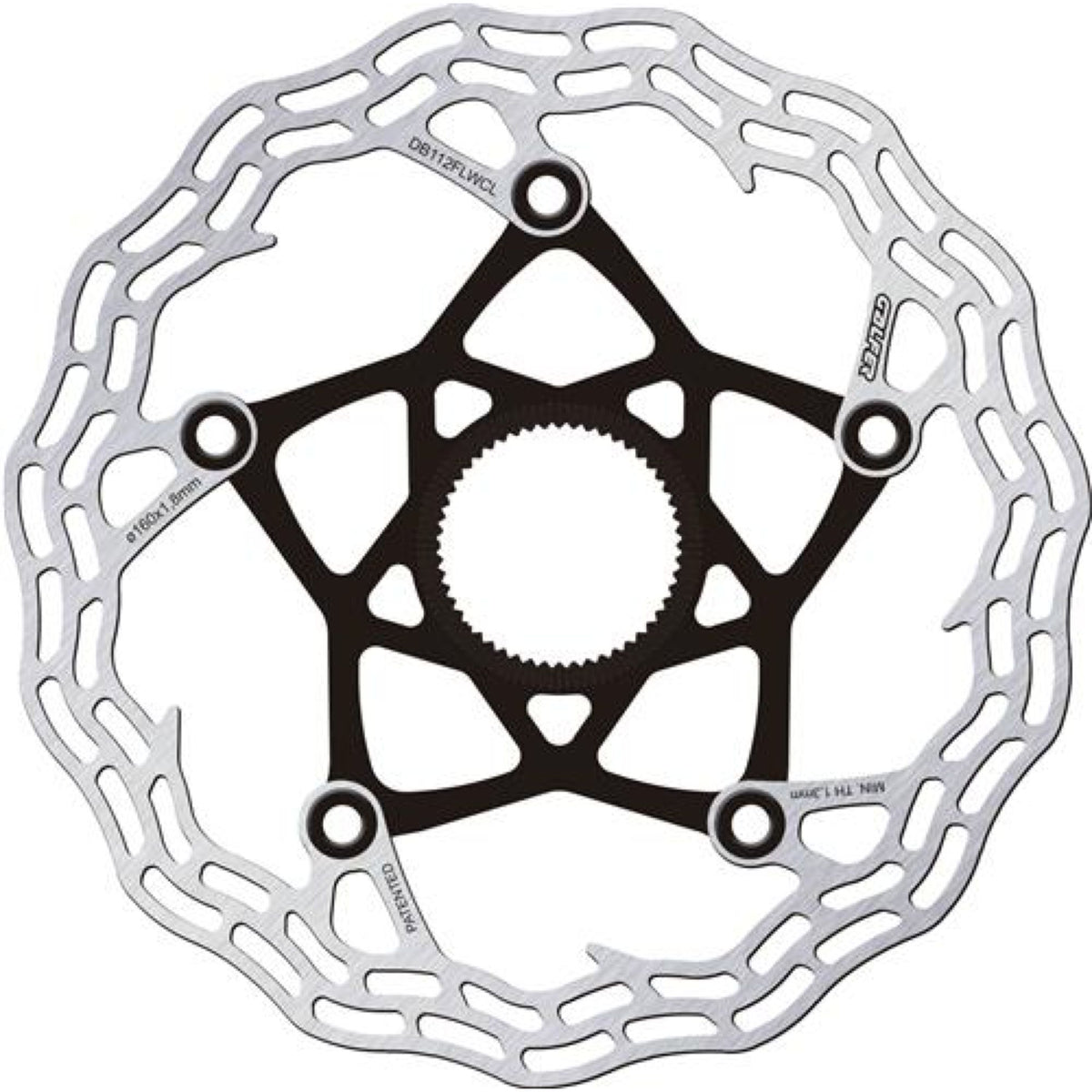 Brake Rotor Road Shark New Center-Lock 160x1.8MM