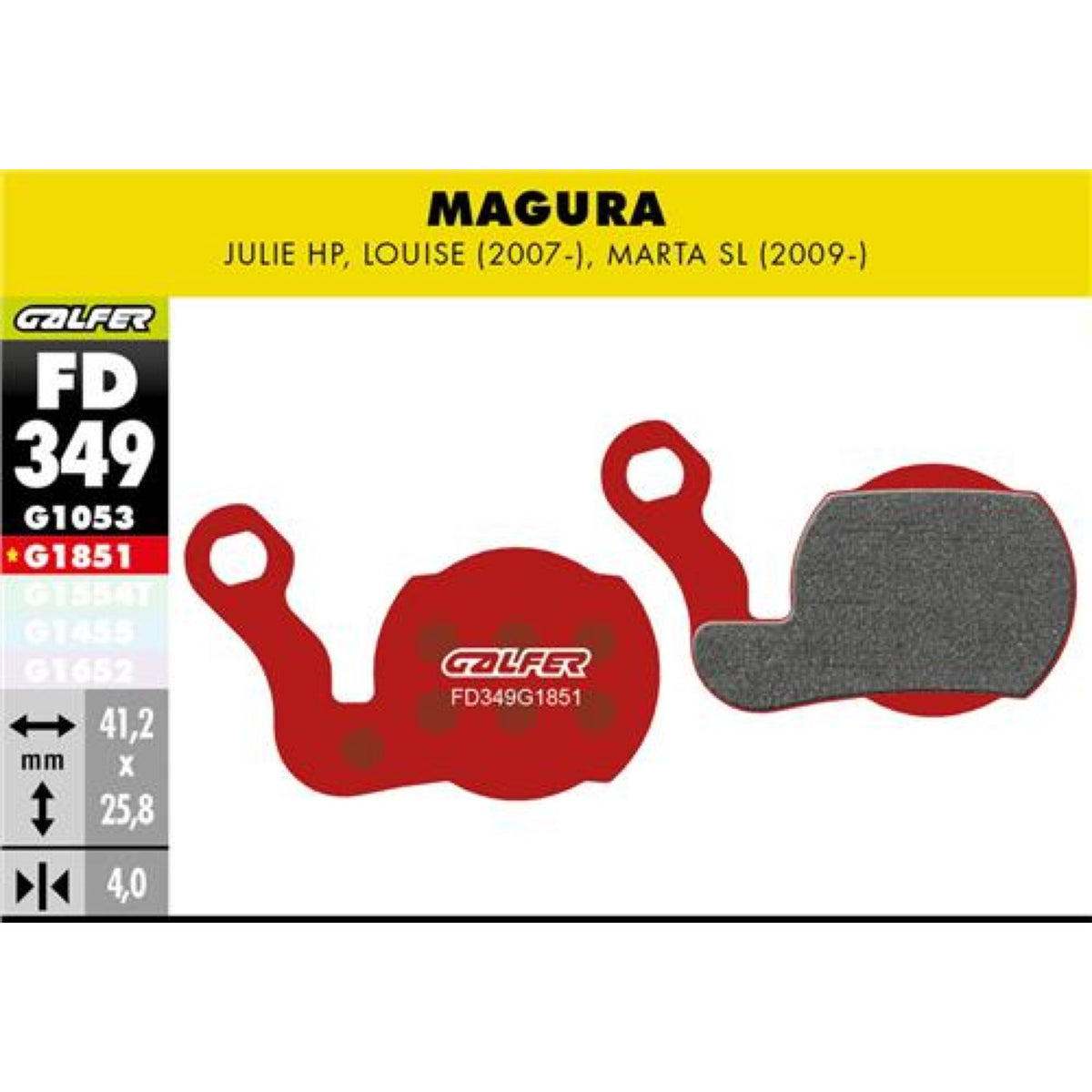 Brake Pad Advanced Magura Julie Hp- Louise