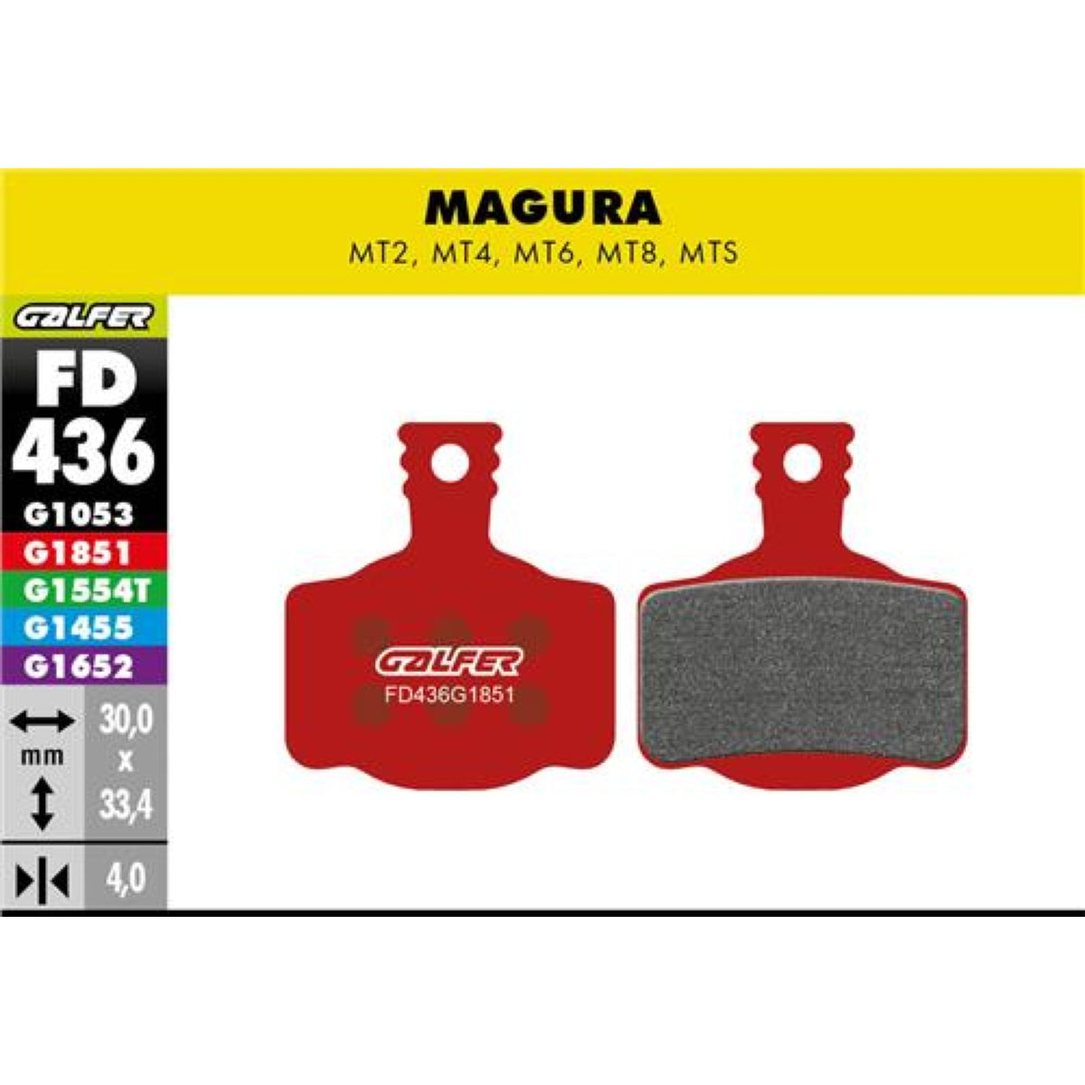 Brake Pad Bike Advanced Magura MT2-4-6-8