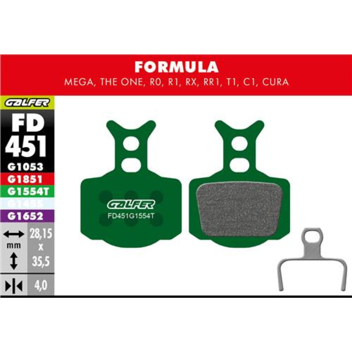 Brake Pad Bike Pro Formula R- Mega- The One