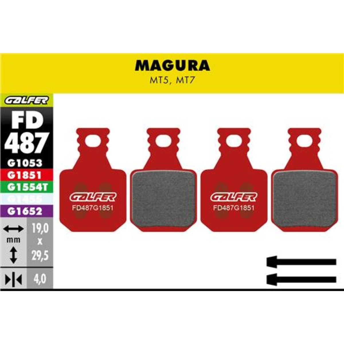 Brake Pad Advanced Magura MT5- MT7 4 Pads
