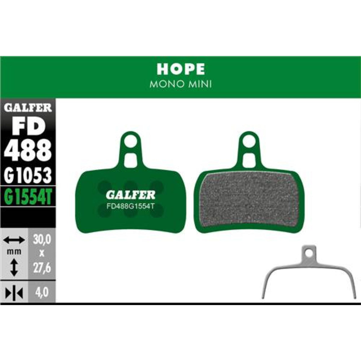 Brake Pad Bike Pro Hope Mono Mini