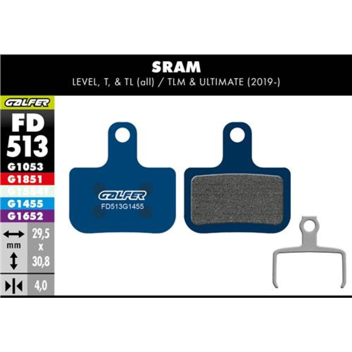 Brake Pad Bike Road Sram Level, T, TL