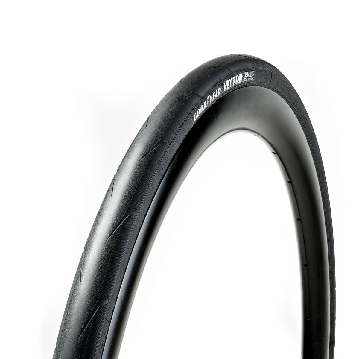 Goodyear Bicycle Tire Road Vector 4Seasons Tube Type 700x25 Black