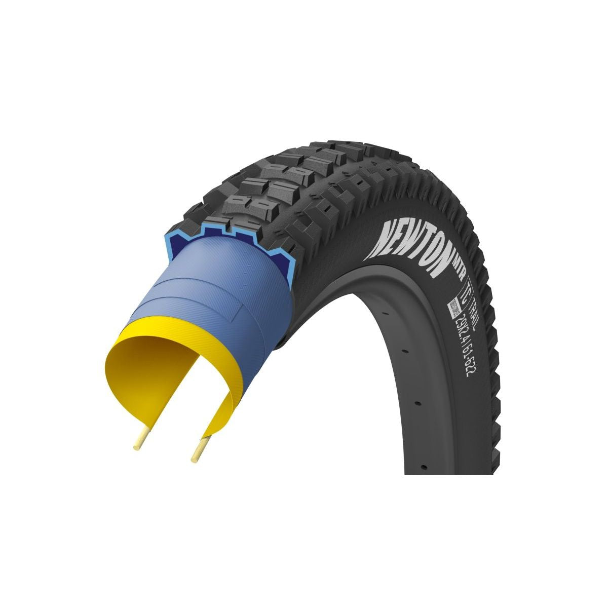 Goodyear Bicycle Tire MTB Newton MTR Trail Tubeless Complete 27.5x2.4 Black