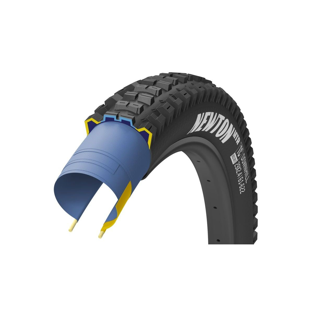 Goodyear Bicycle Tire MTB Newton MTR Downhill Tubeless Complete 27.5x2.6 Black
