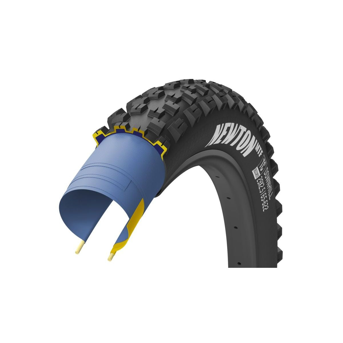 Goodyear Bicycle Tire MTB Newton MTF Downhill Tubeless Complete 29x2.5 Black