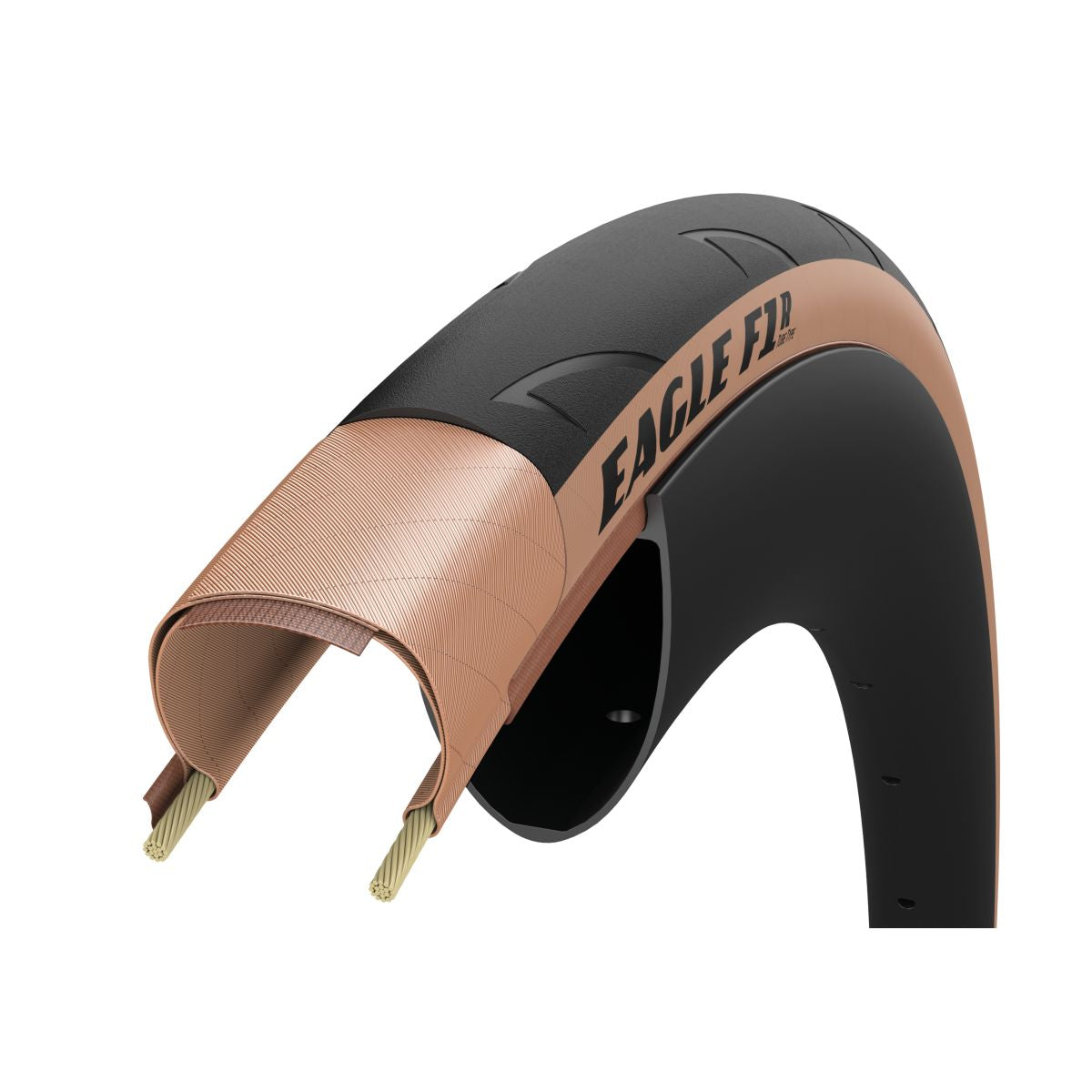 Goodyear Bicycle Tire Road Eagle F1 R Tube Type 700x28 Tan