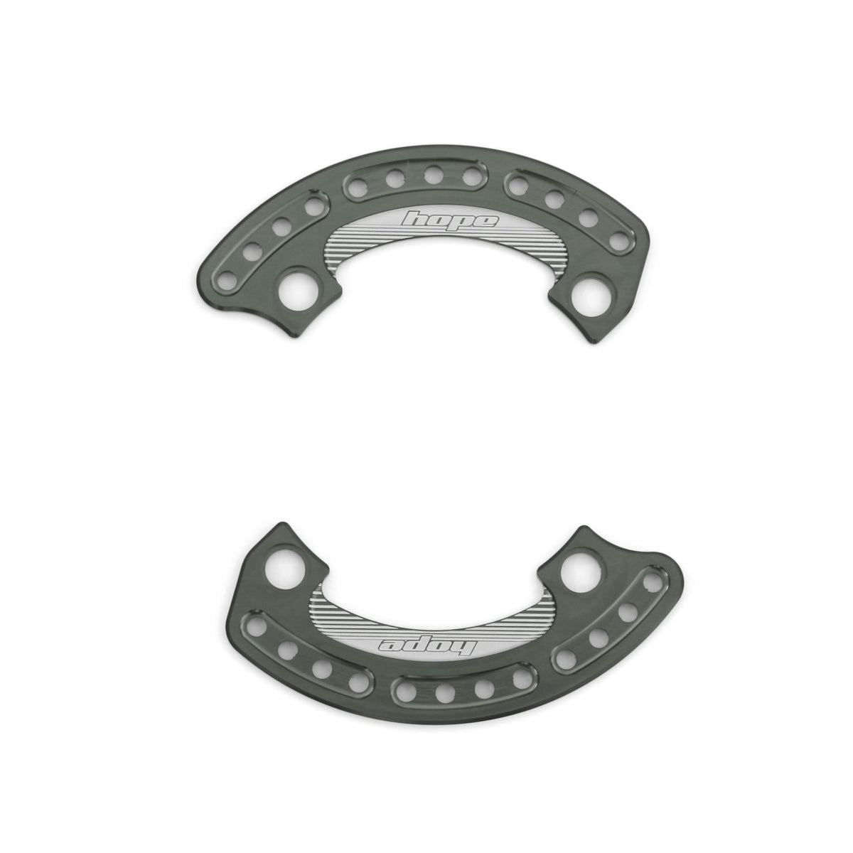 Hope Bash Guard 1-4 Plate 104mm 36T Pair Smoke