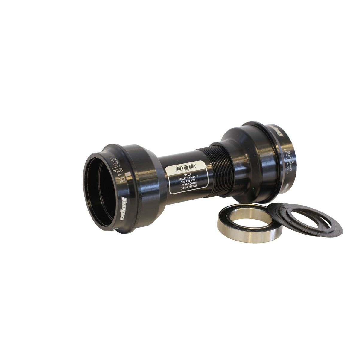 Hope Bottom Bracket Stainless PF46 83 24mm Black