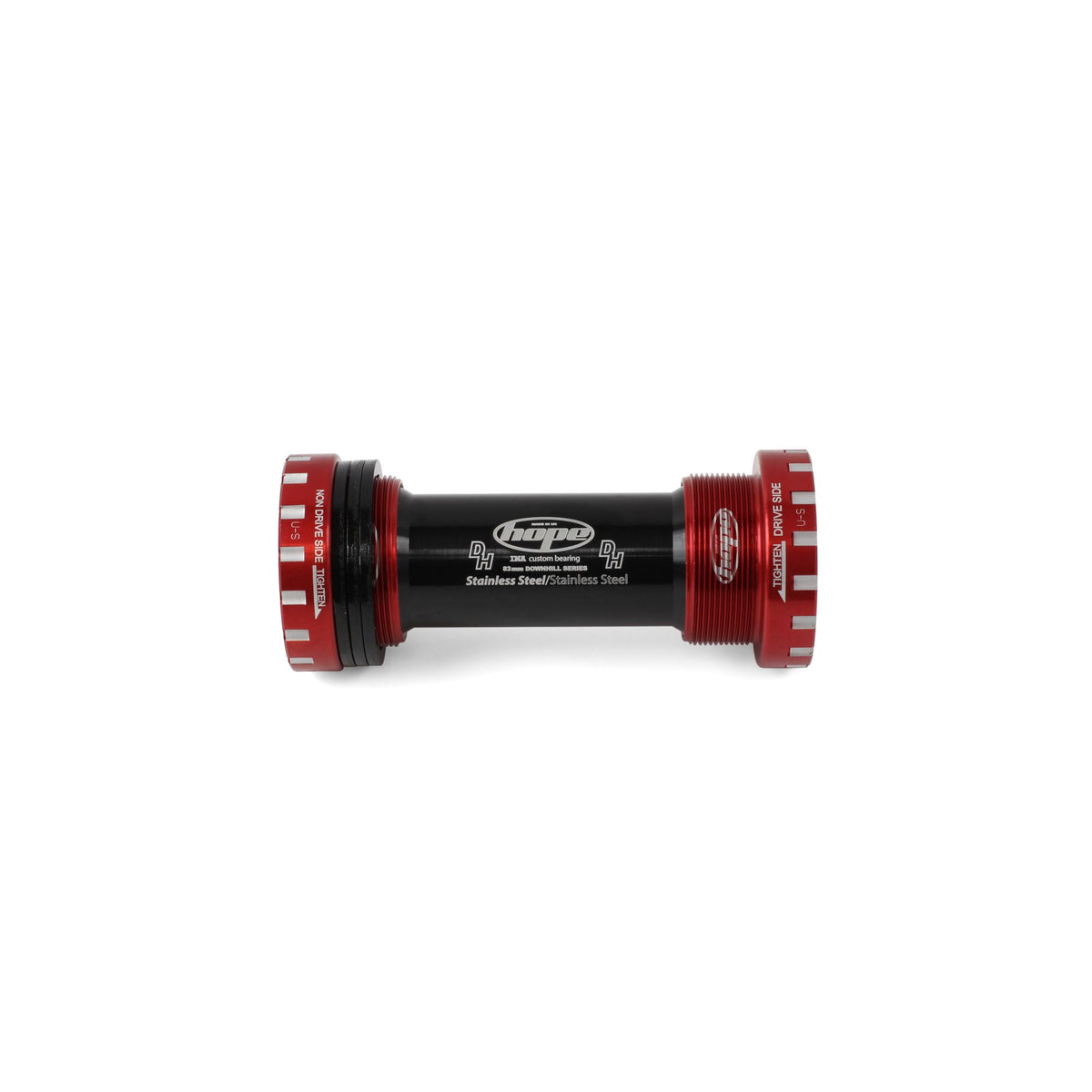 Hope Bottom Bracket Stainless 83 24mm Red