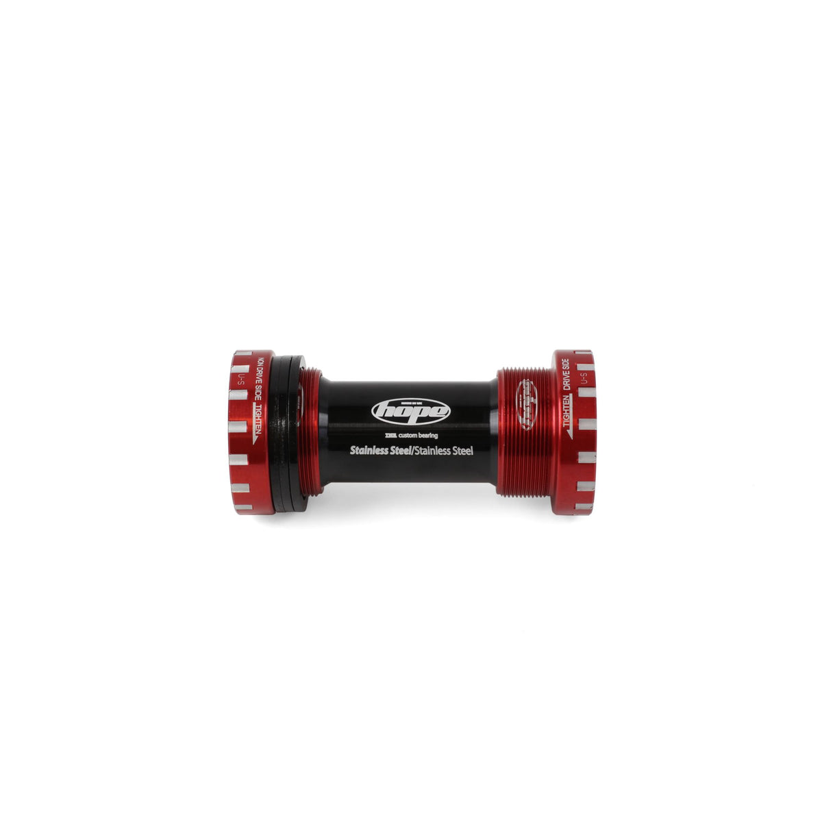 Hope Bottom Bracket Stainless 68-73 24mm Red