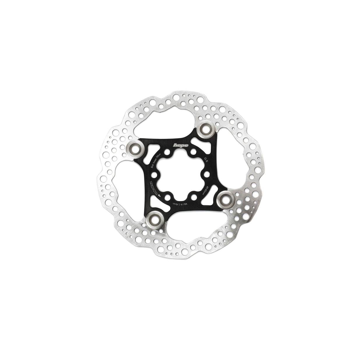 Hope Part Brake Disc Floating 140mm 6 bolt Black