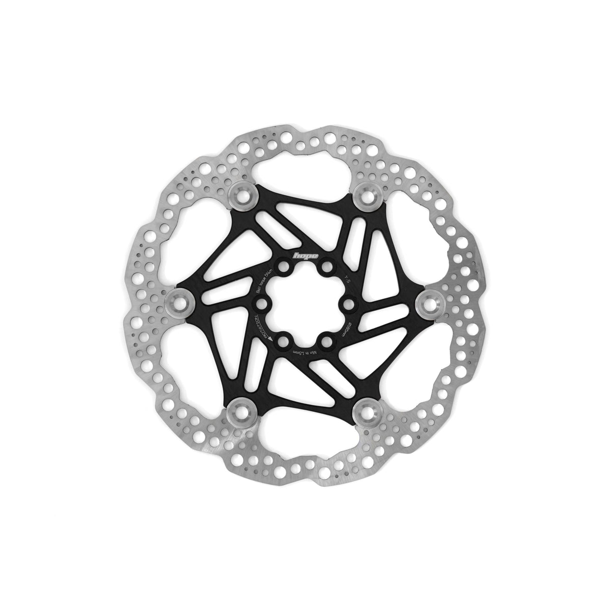 Hope Part Brake Disc Floating 185mm 6 bolt Black