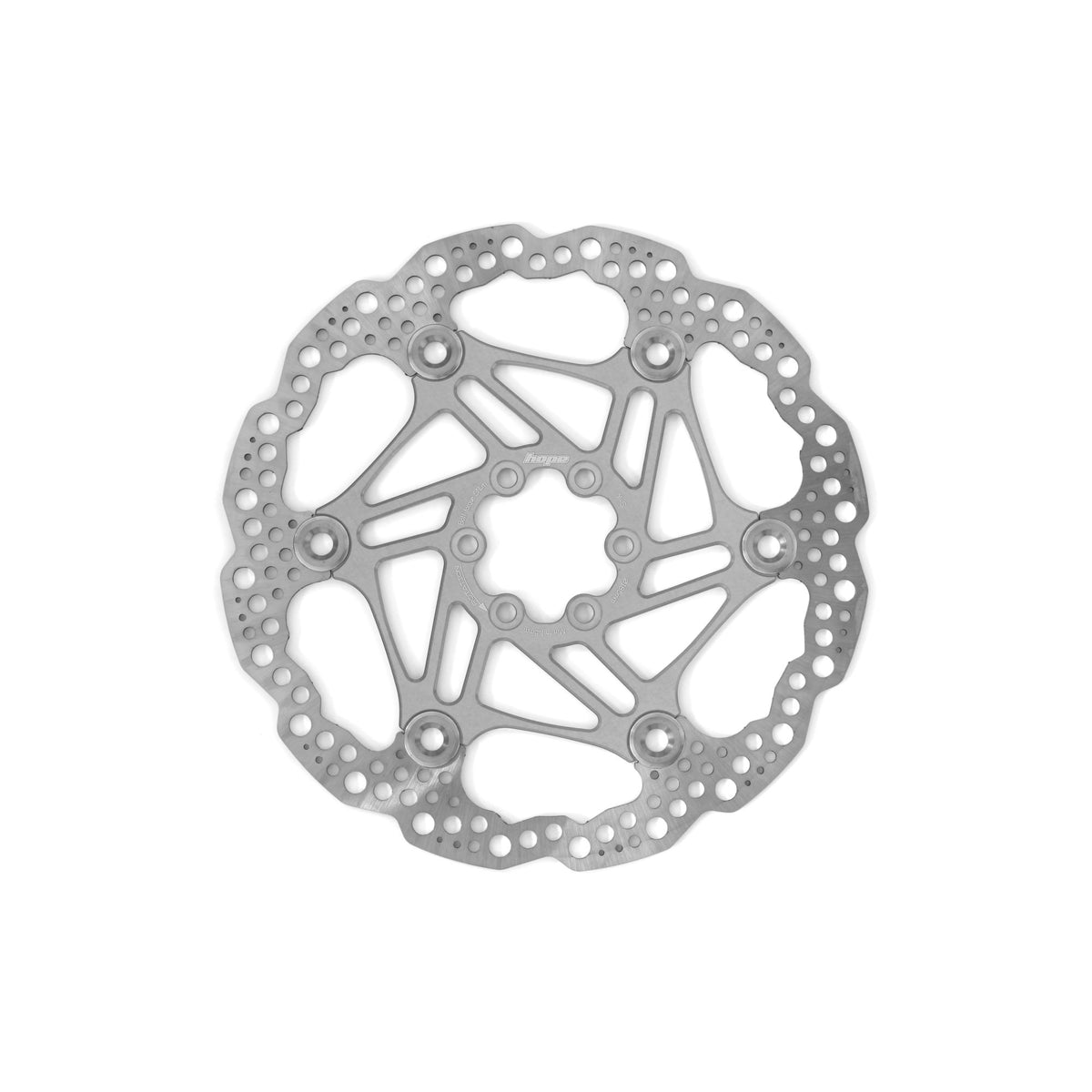 Hope Part Brake Disc Floating 185mm 6 bolt Silver