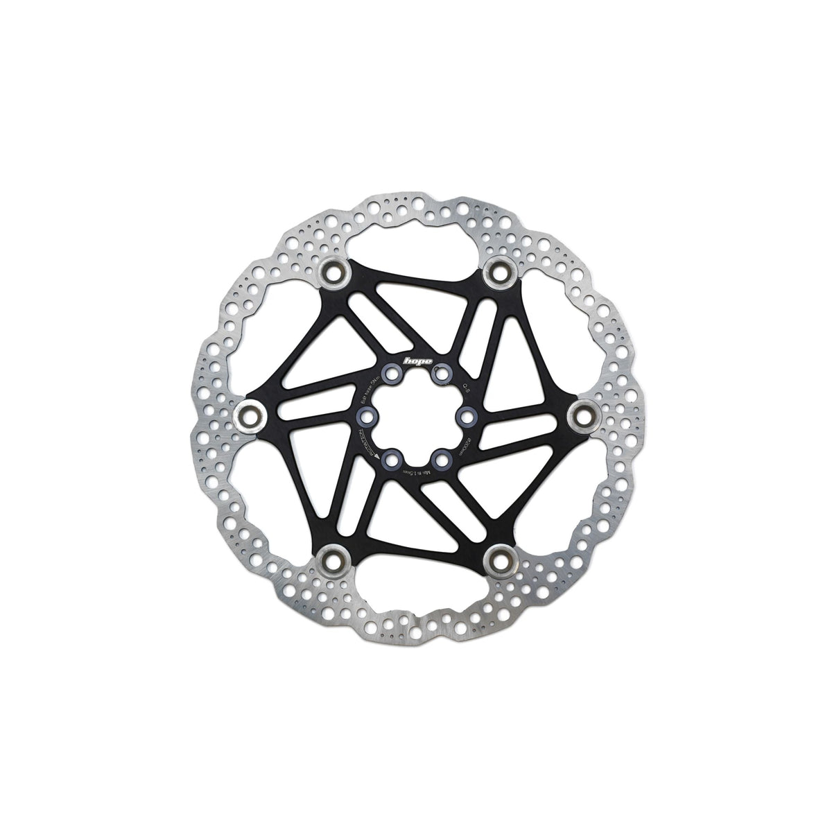 Hope Part Brake Disc Floating 200mm 6 bolt Black