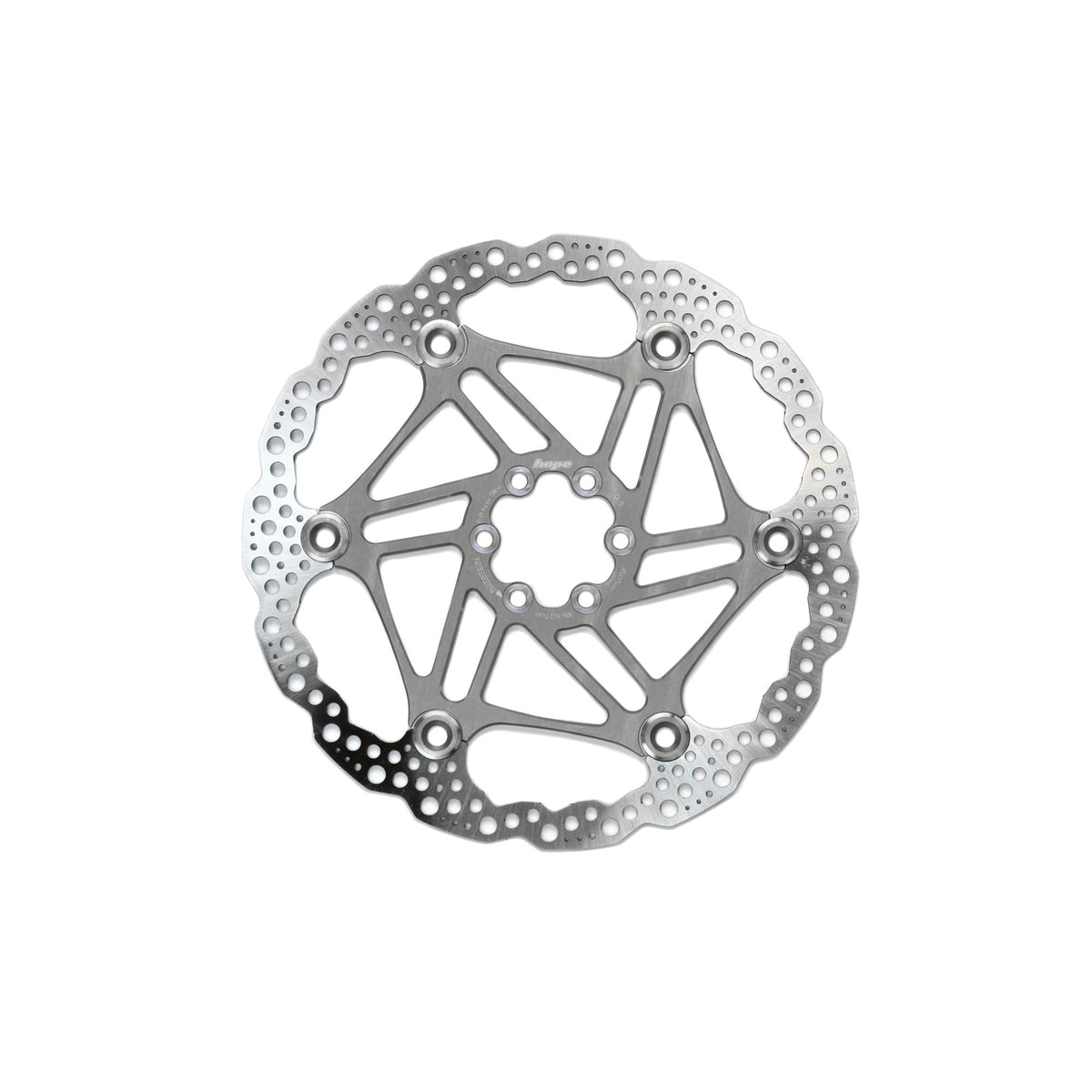Hope Part Brake Disc Floating 203mm 6 bolt Silver