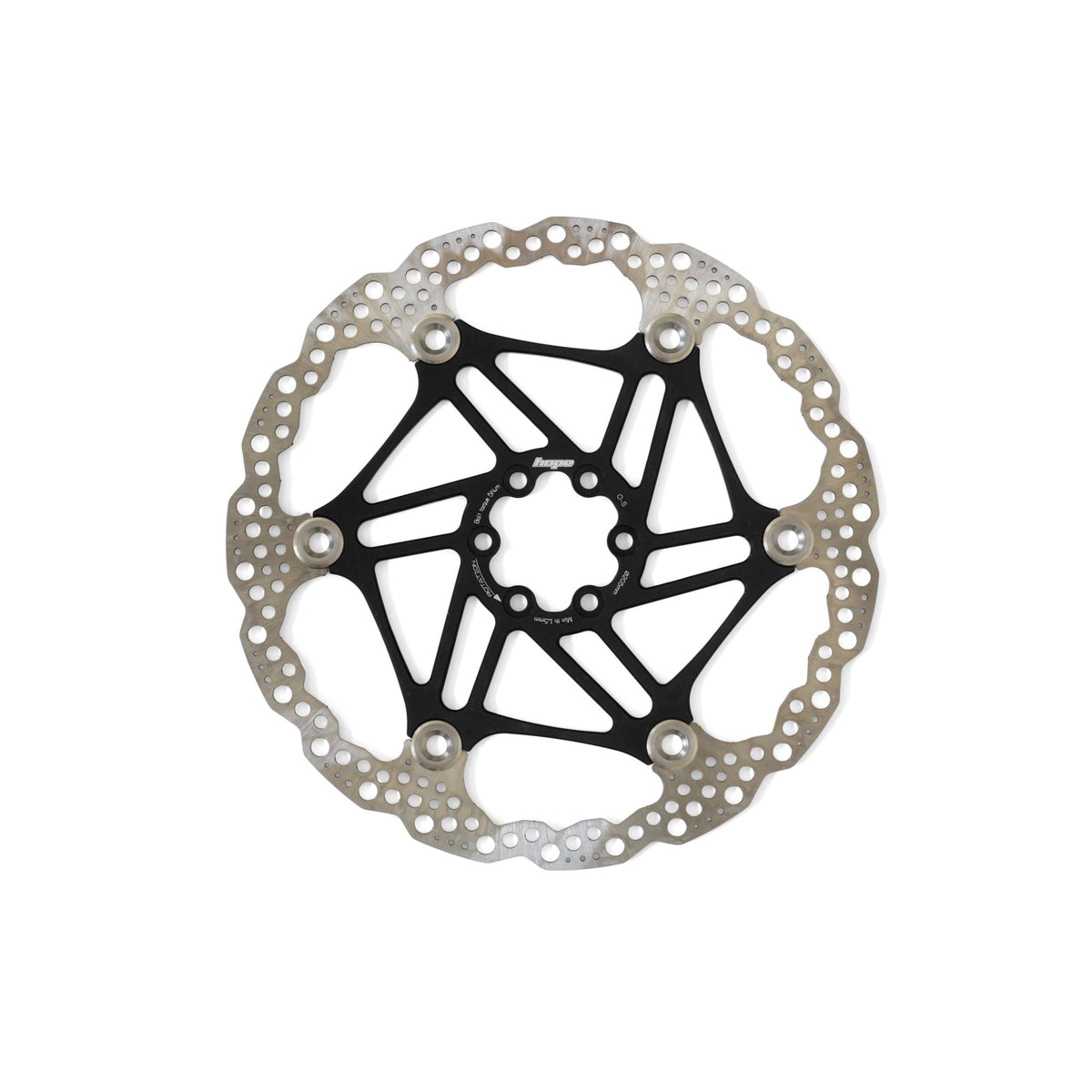 Hope Part Brake Disc Floating 205mm 6 bolt Black