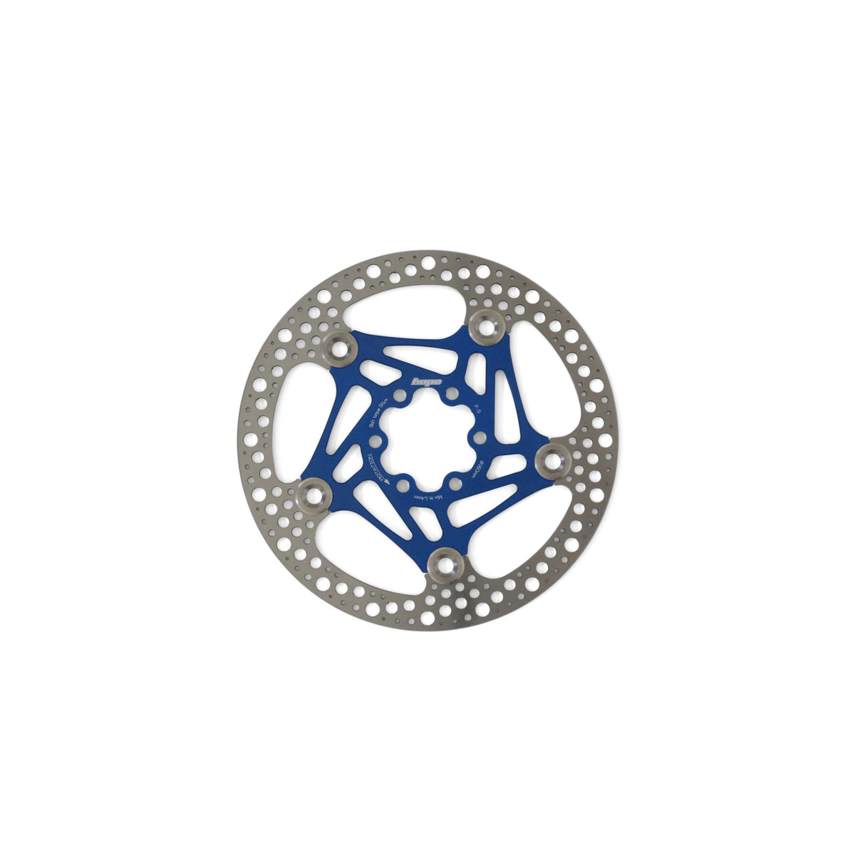 Hope Part Brake Disc Road Floating 160mm 6 bolt Blue