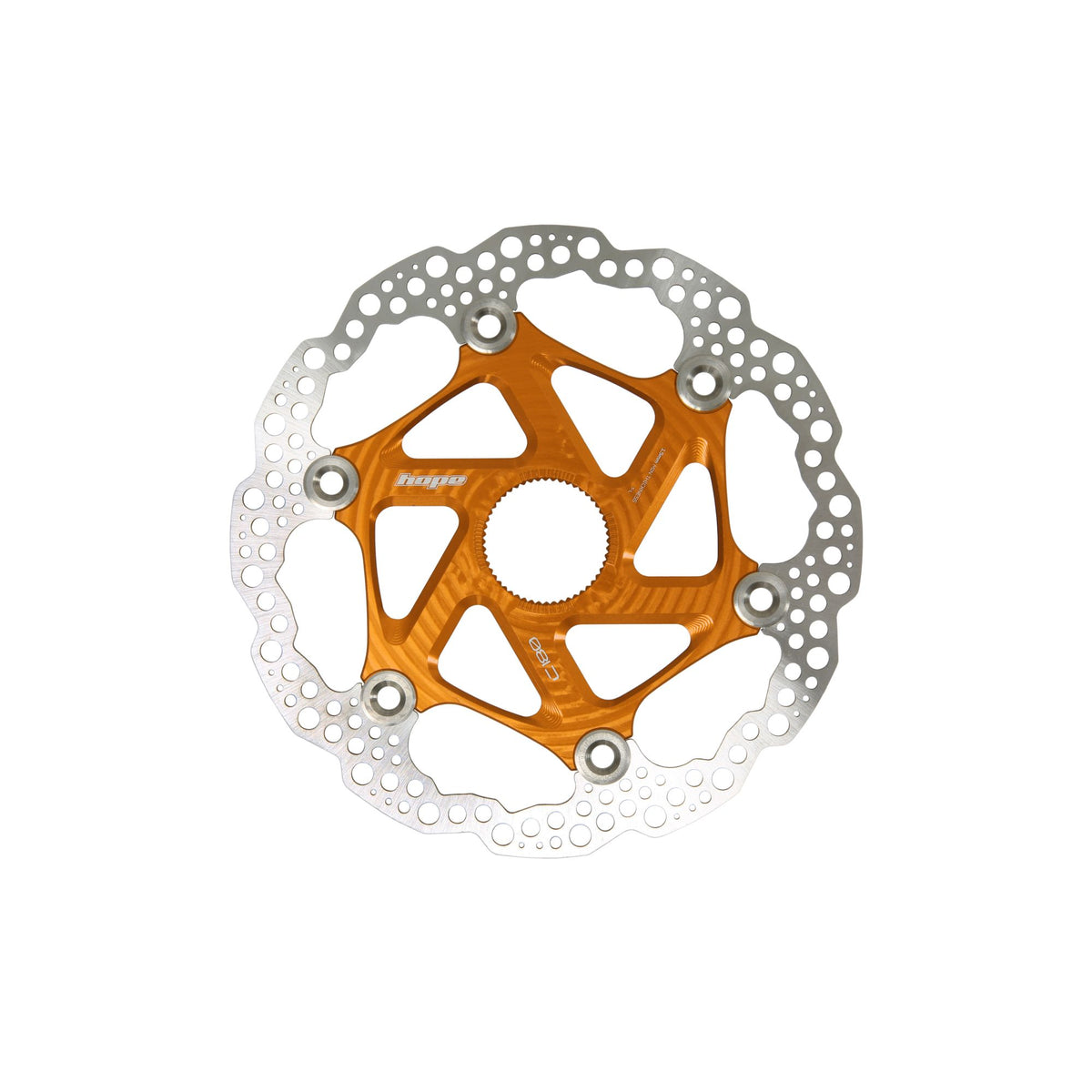Hope Part Brake Disc MTB Centre Lock 220mm Orange