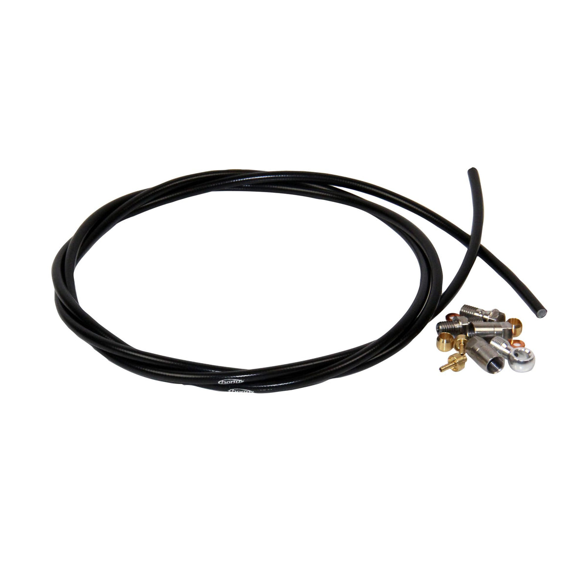 Hope Part Brake Hose 5Mm Inc. 90 & Striaght Connector Black