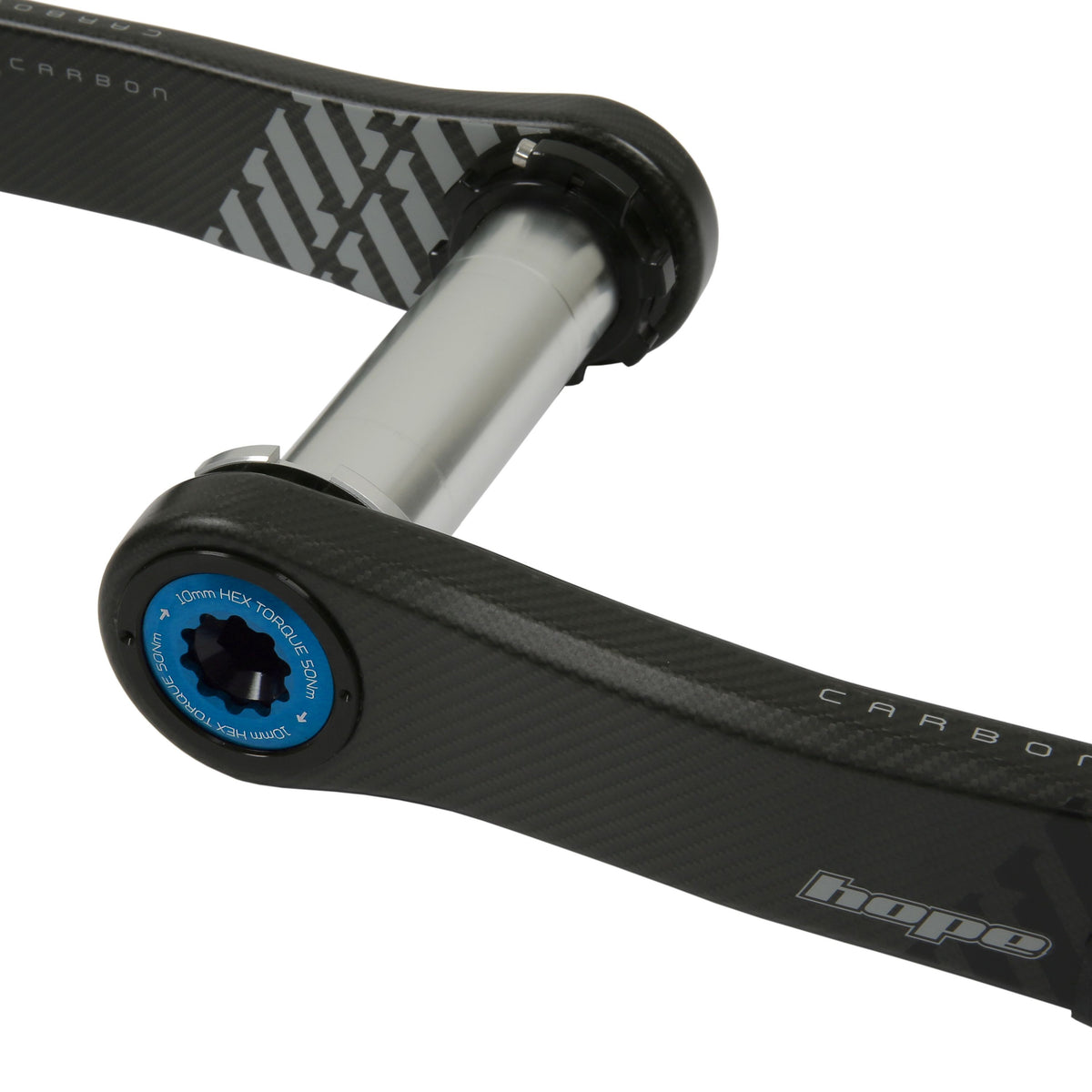 Hope Crankset Carbon No Spider 68-73mm 170mm Blue