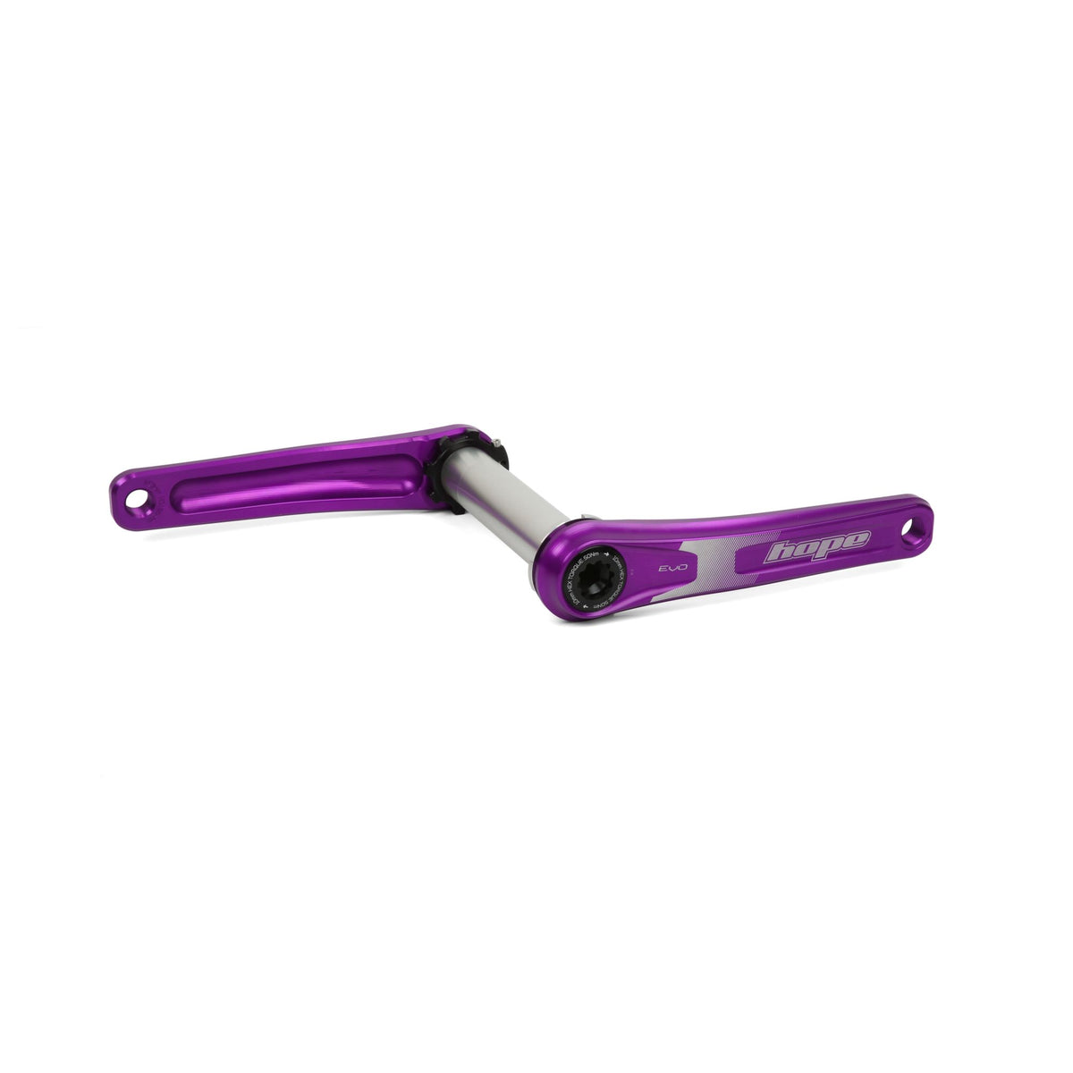 Hope Crankset EVO No Spider 100mm Fat 165mm Purple