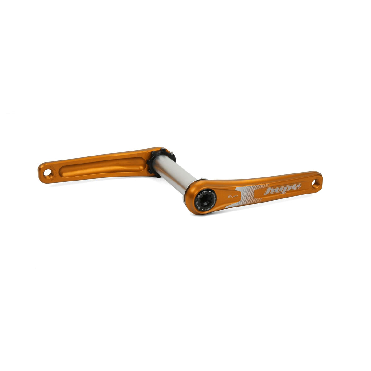 Hope Crankset EVO No Spider 100mm Fat 175mm Orange