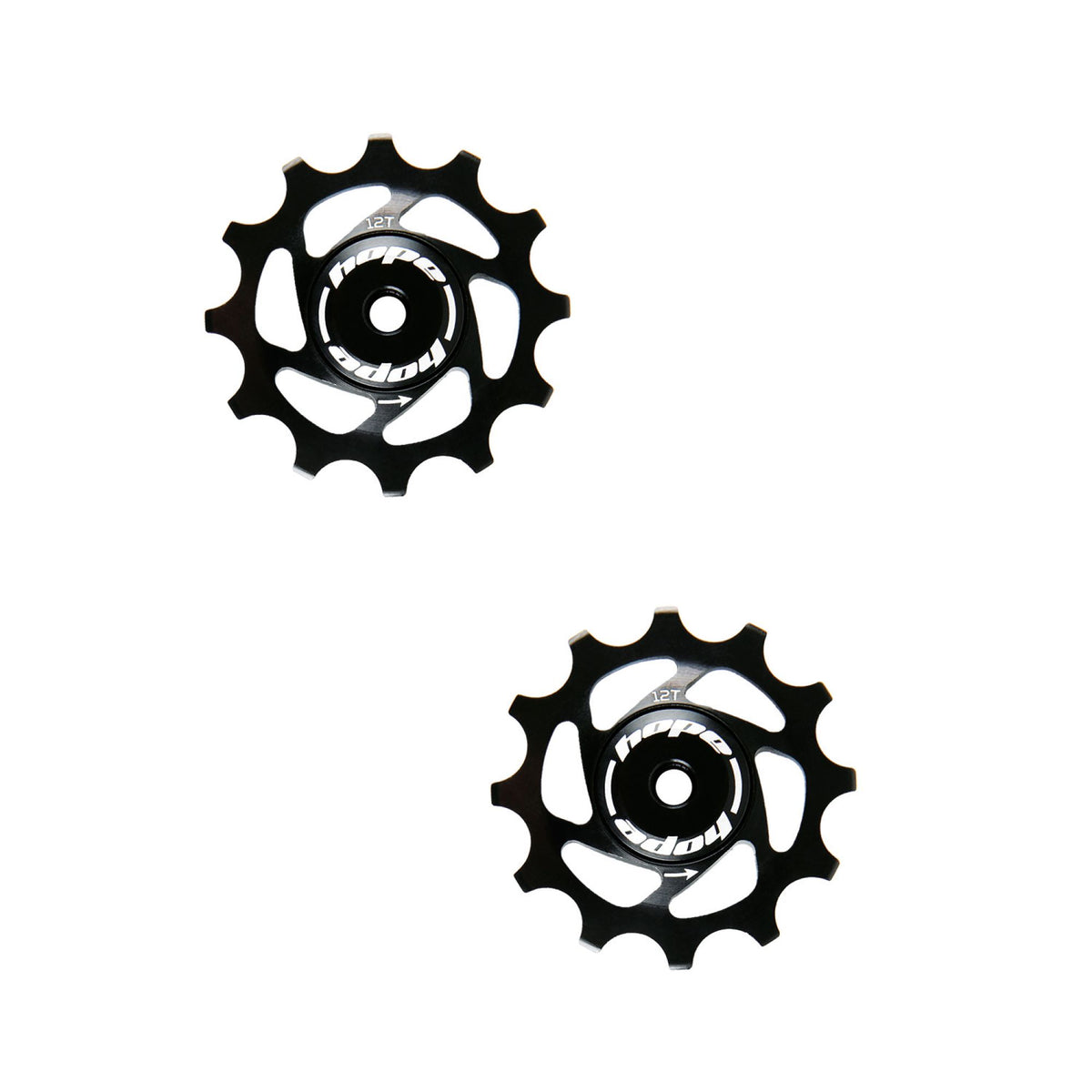 HOPE JOCKEY WHEELS 12T PAIR BLACK