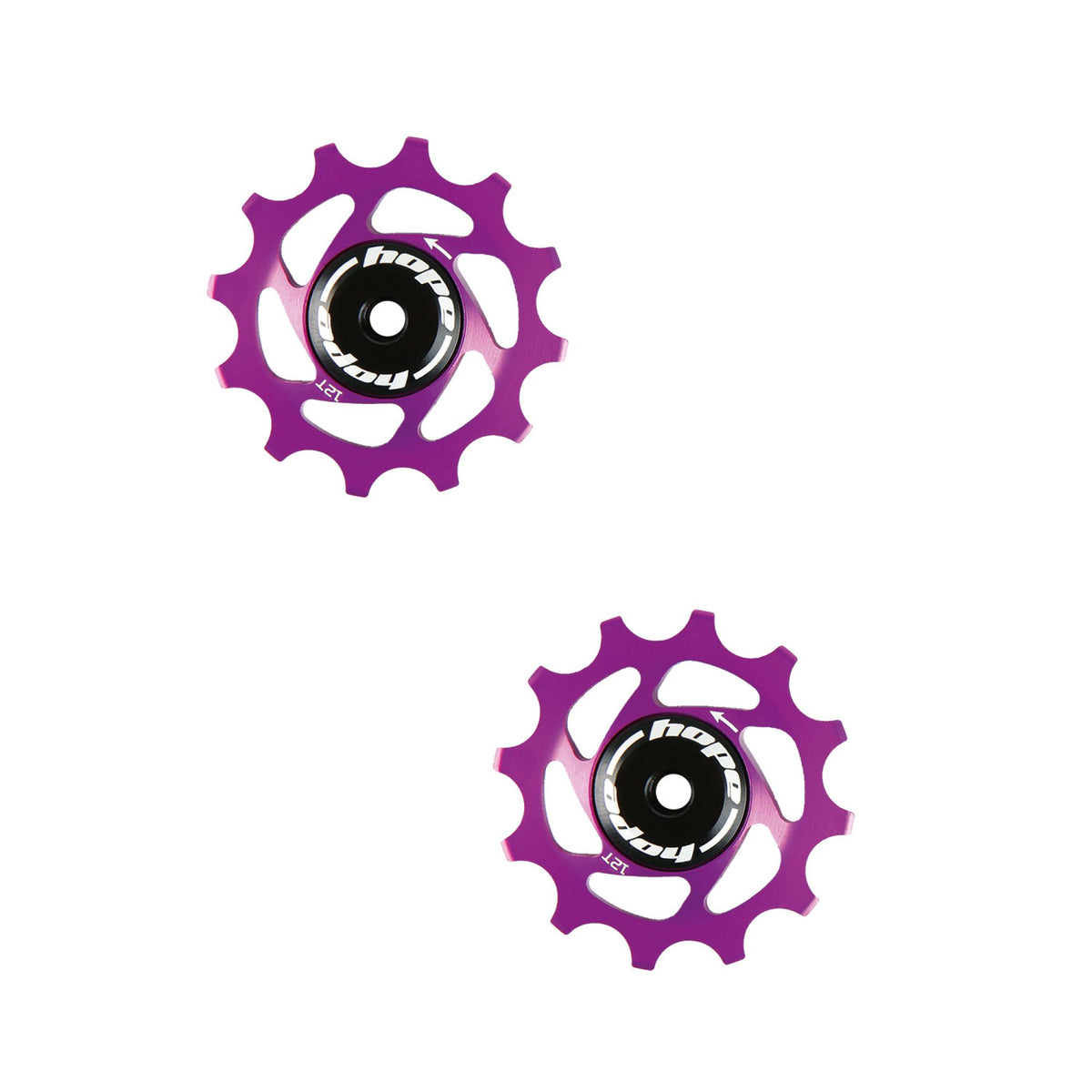 HOPE JOCKEY WHEELS 12T PAIR PURPLE