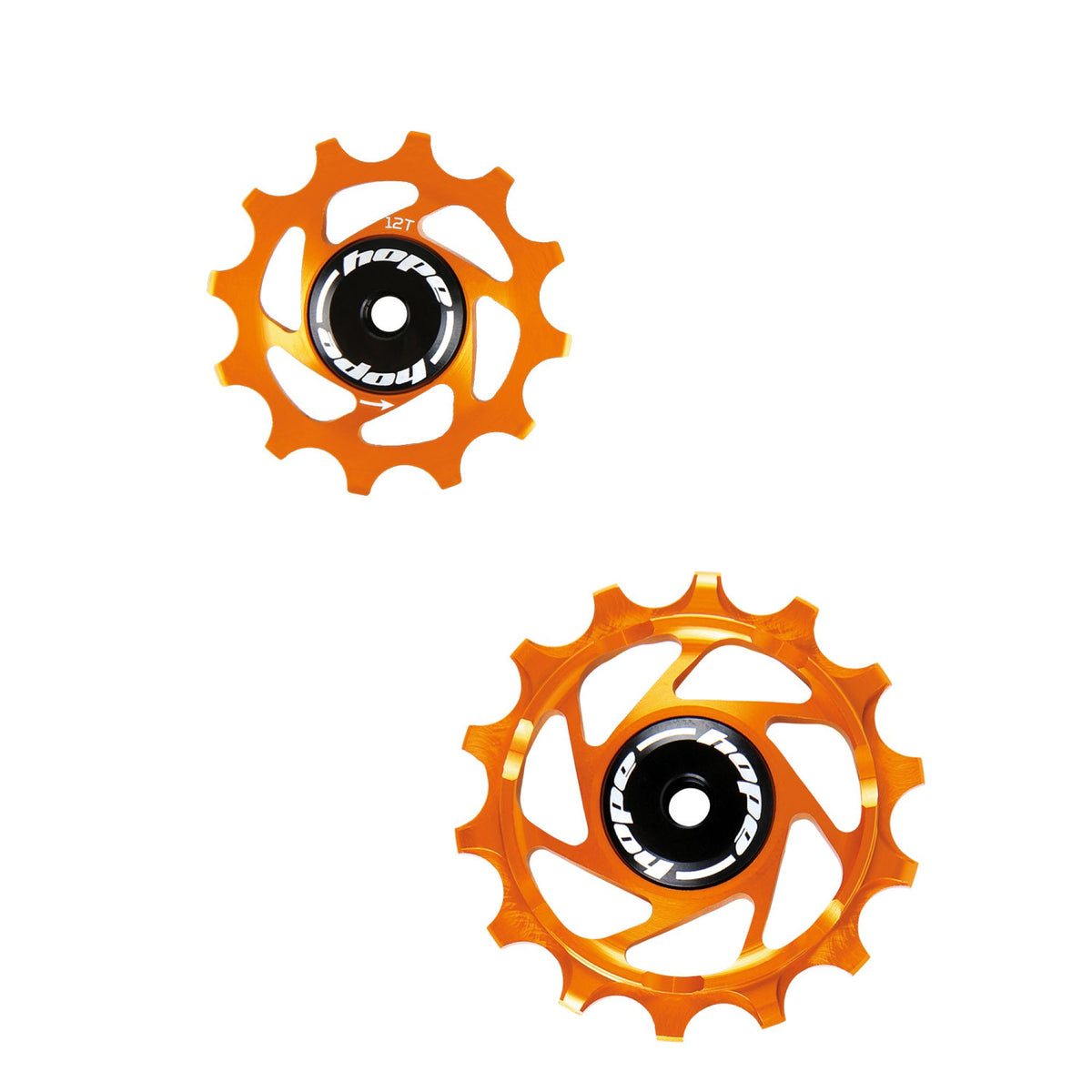 Hope Jockey Wheels 14T-12T Pair Orange