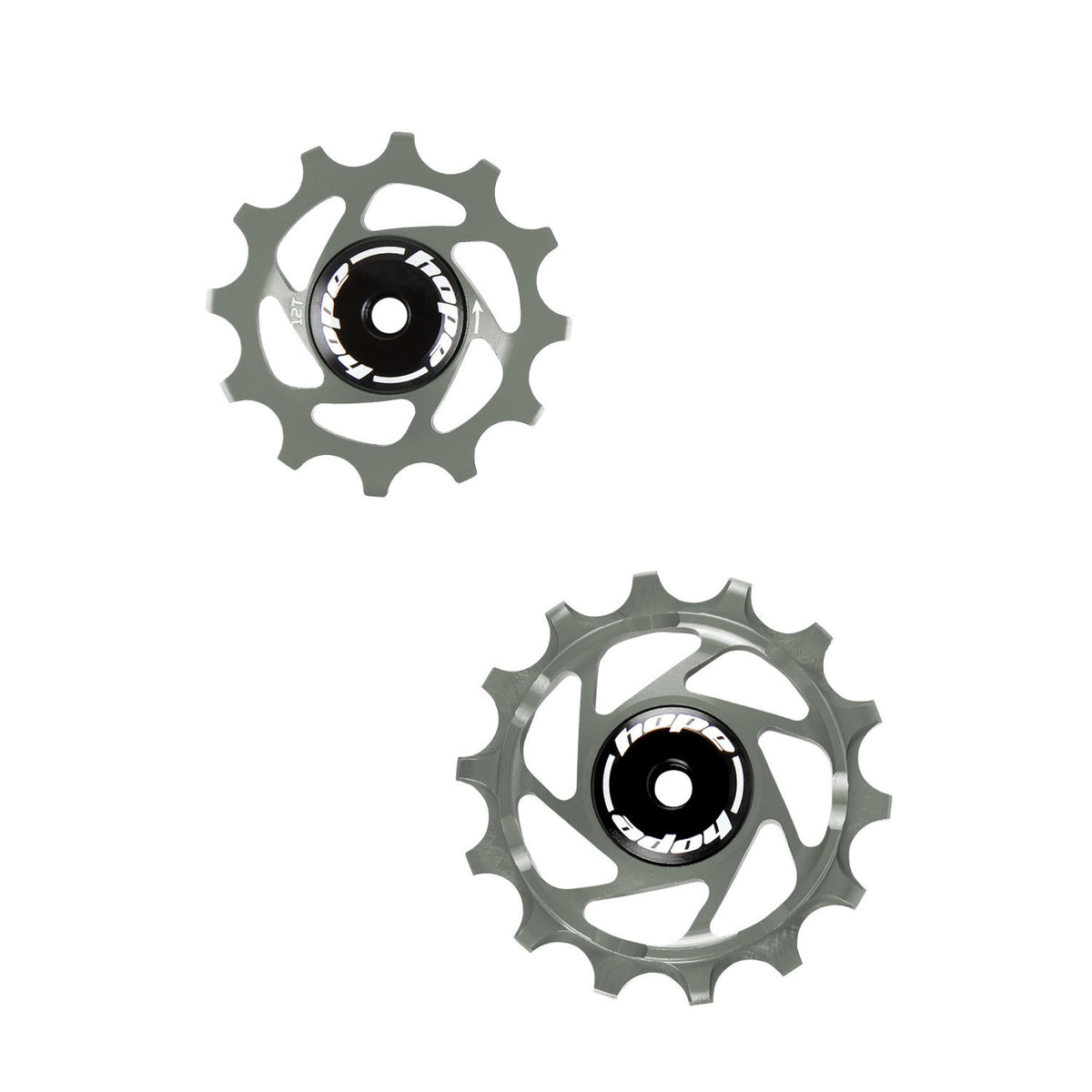 Hope Jockey Wheels 14T-12T Pair Smoke
