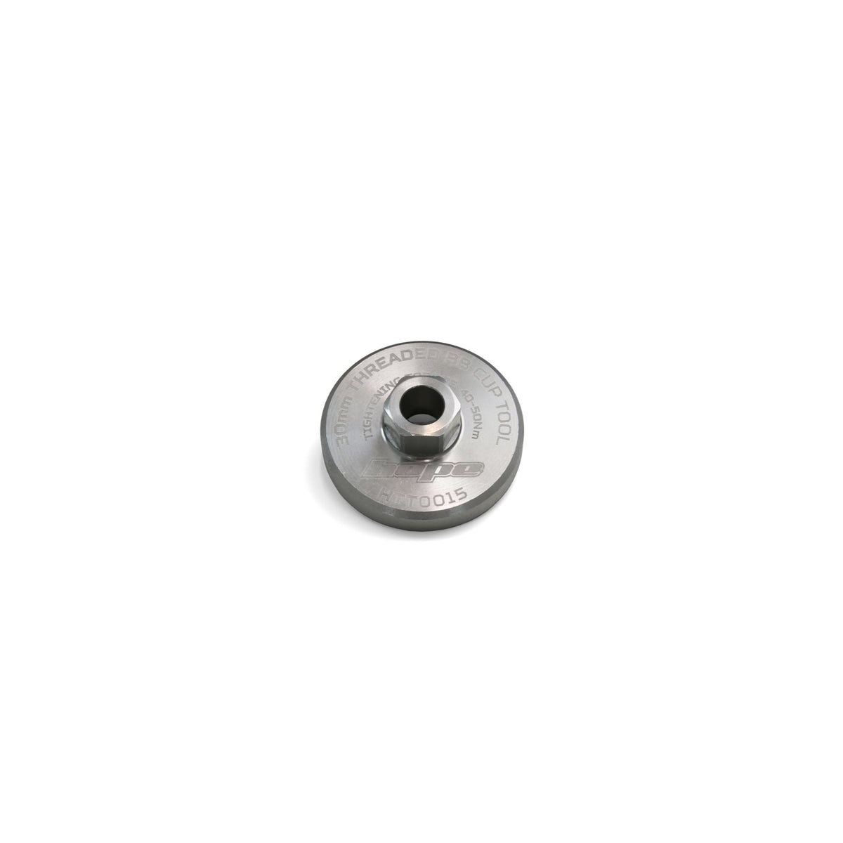 Hope Tool 30MM Threaded Bottom Bracket Cup Socket Tool Silver