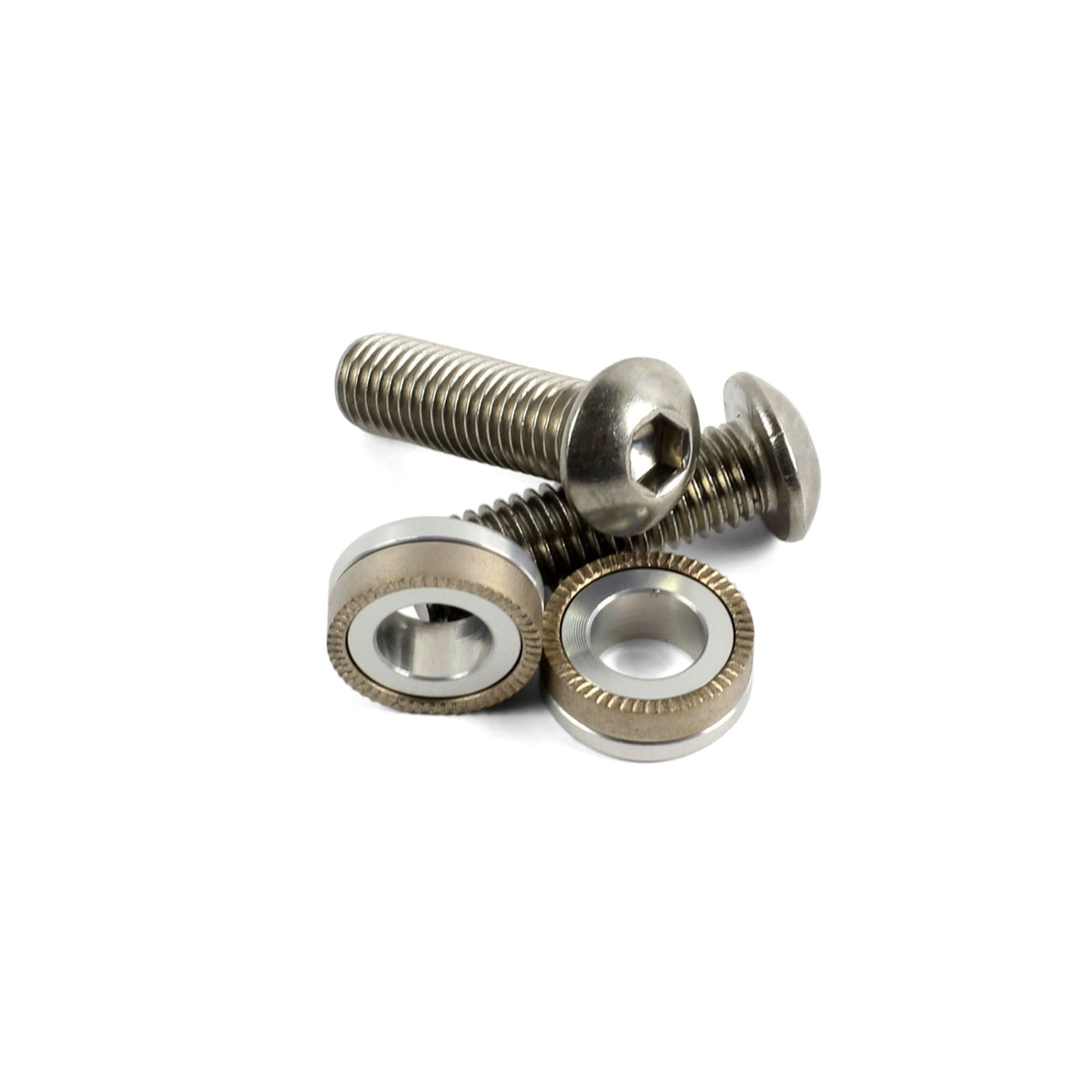 Hope Part Hub M10 Stainless Steel Bolts-Washers(Pair) Domed