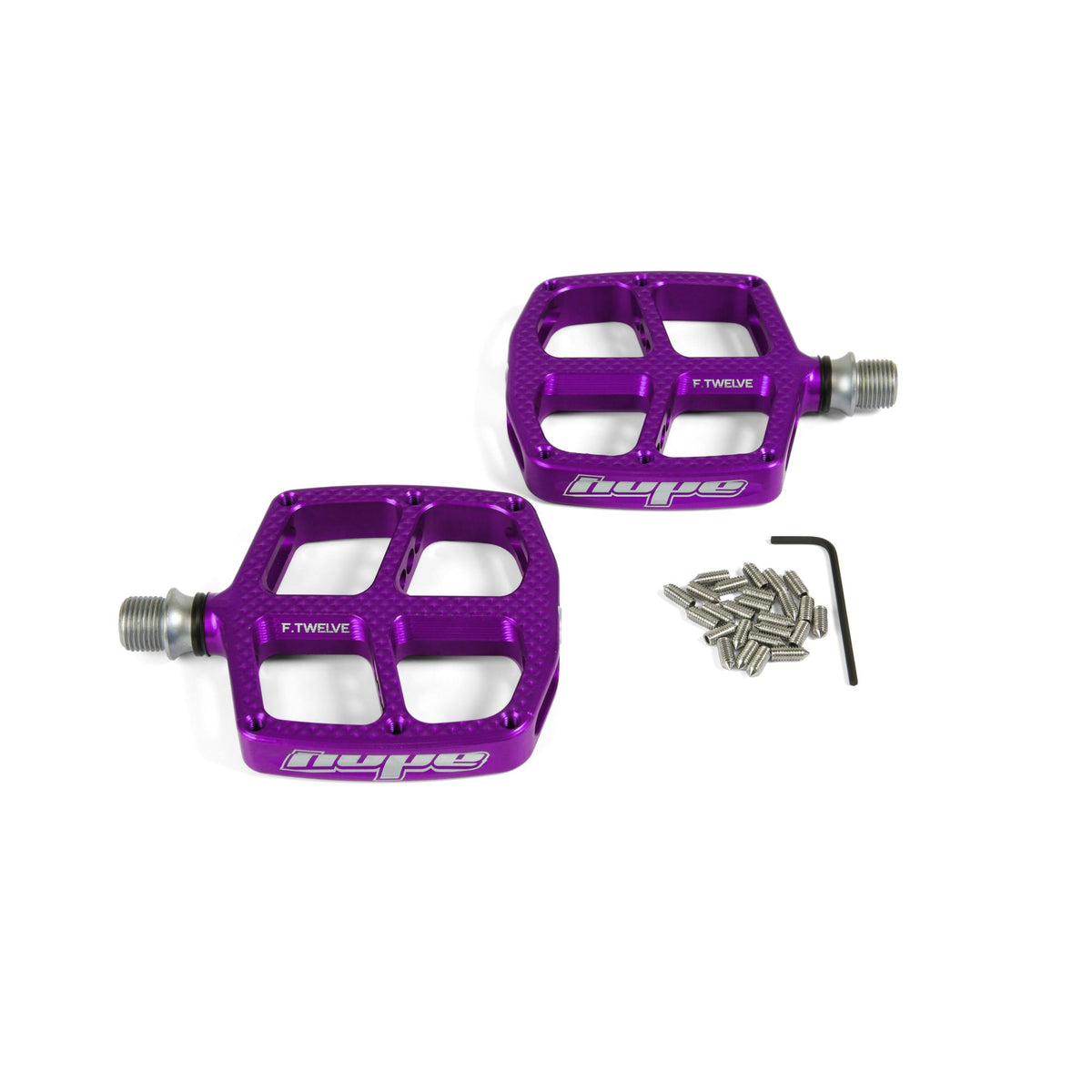 Hope Pedal Kids F12 Pair Purple