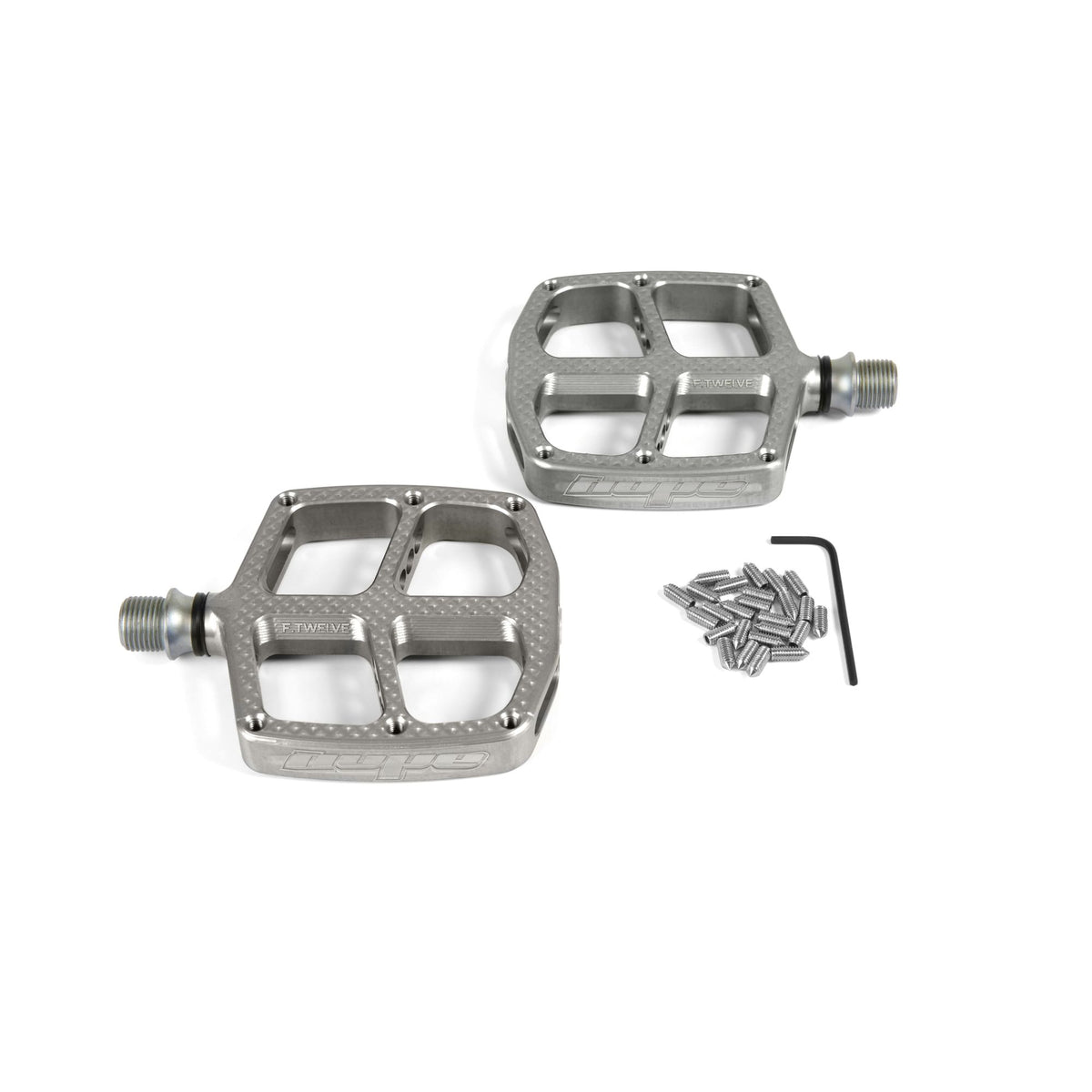 Hope Pedal Kids F12 Pair Silver