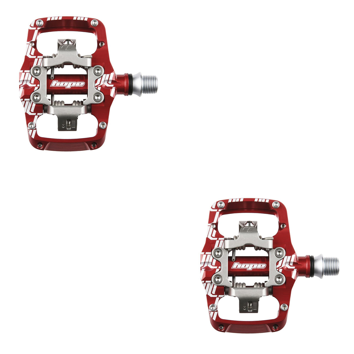Hope Pedal Union TC Pair Red
