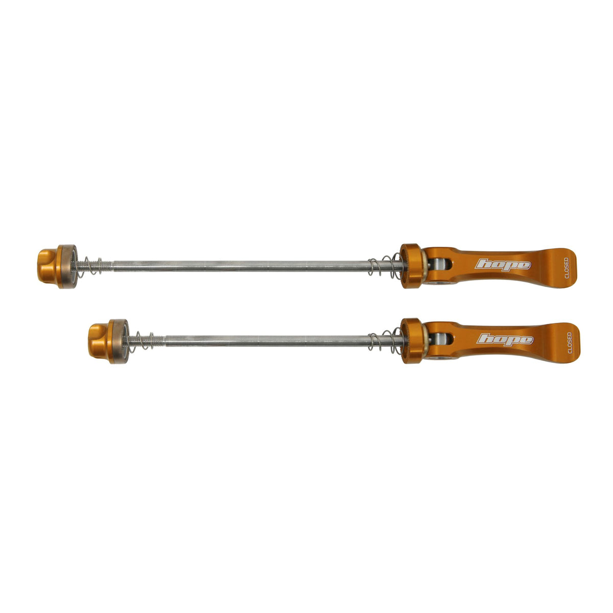 Hope Quick Release Skewer 135mm Pair Orange