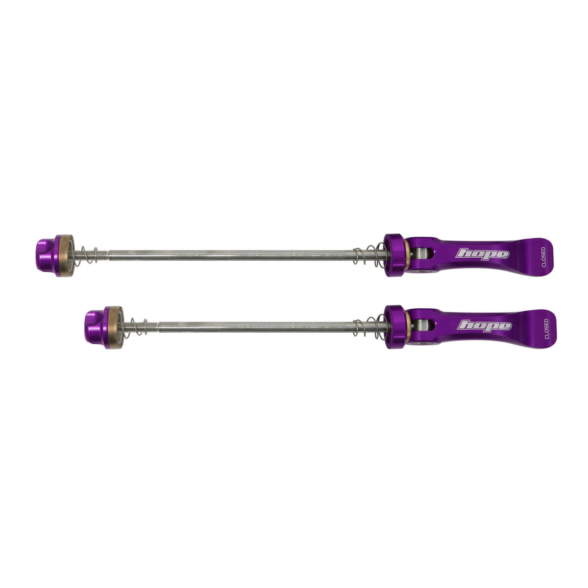 Hope Quick Release Skewer 135mm Pair Purple