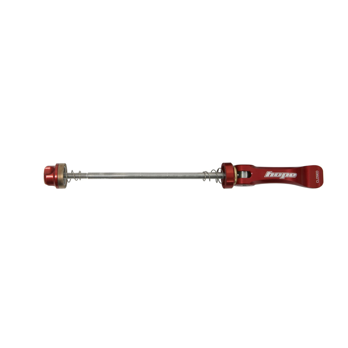 Hope Quick Release Skewer 100mm Front Red
