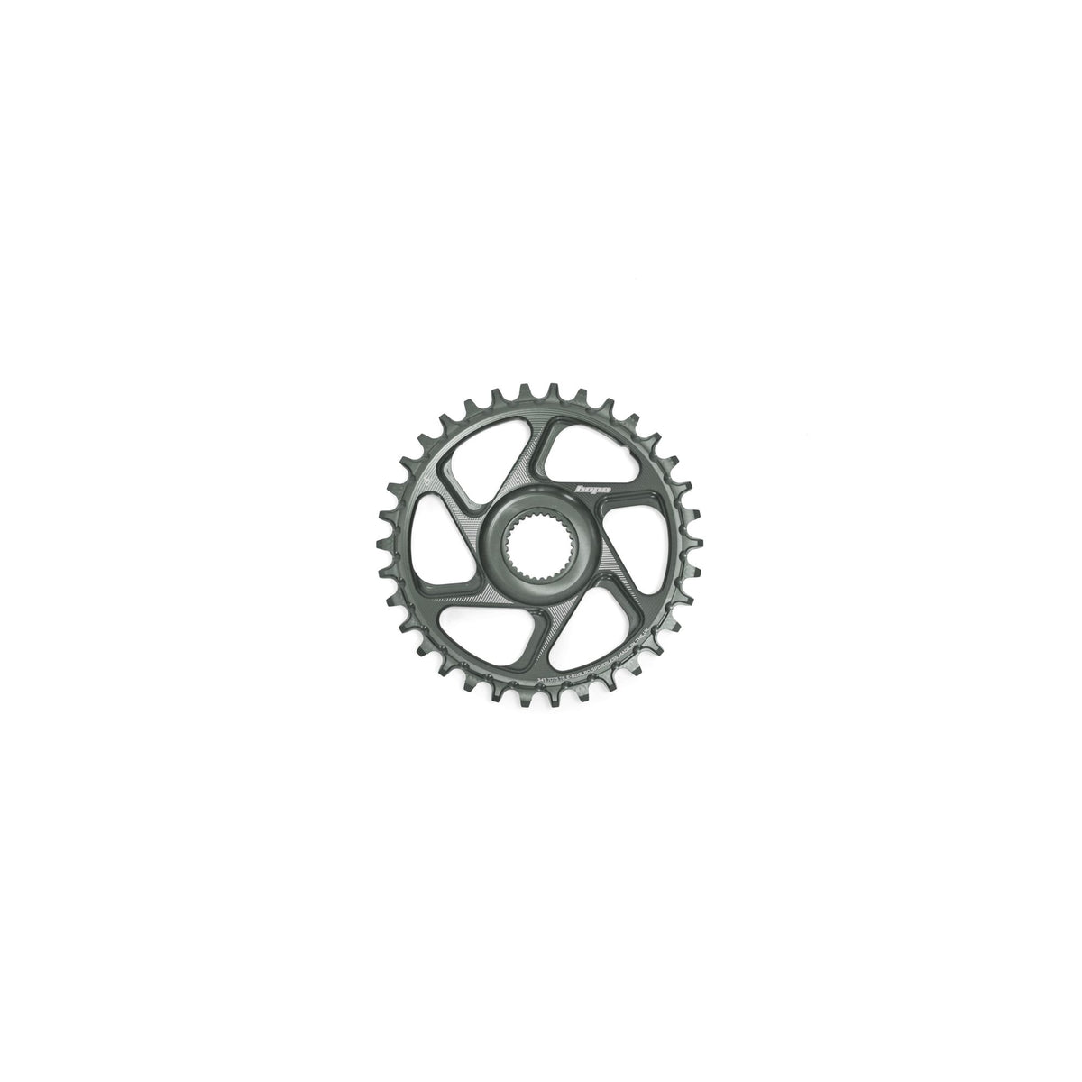 Hope Chainring Spiderless 34T R22 E Bike BO Smoke