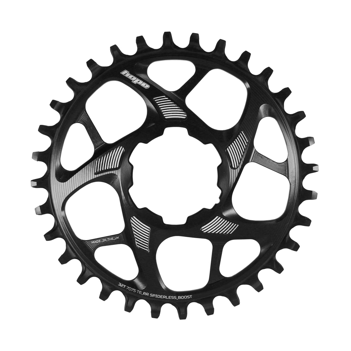 Hope Chainring Spiderless 36T R22 Boost Black
