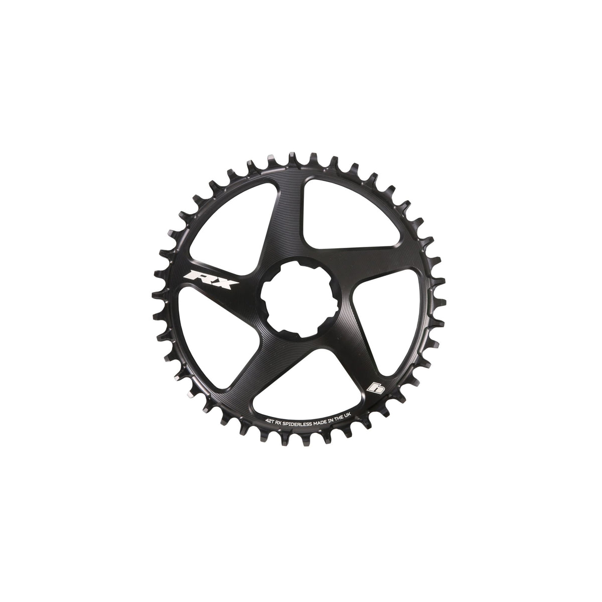 Hope Chainring Spiderless RX V2 38T- Black