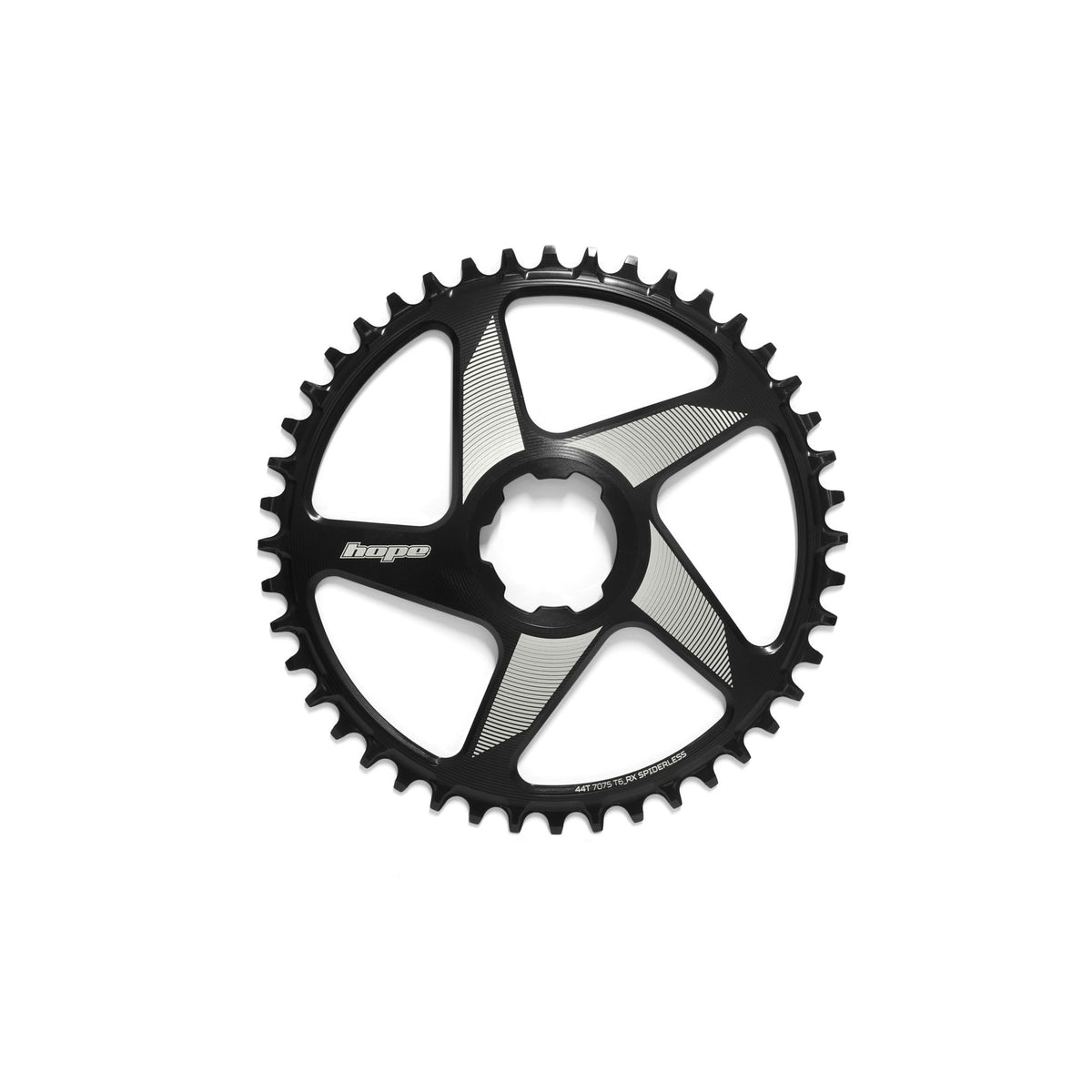Hope Chainring Spiderless RX 44T Black