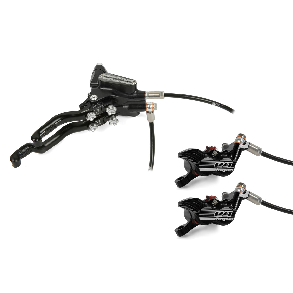 Hope Brake Tech 3 Duo E4 No Rotor RH Black