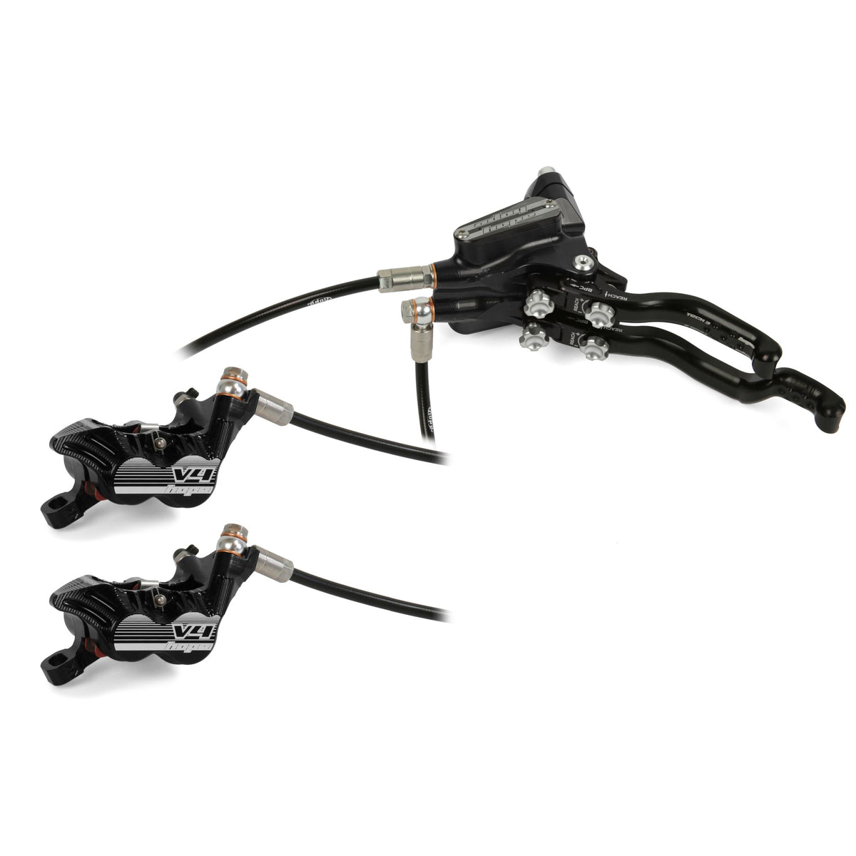 Hope Brake Tech 3 Duo V4 No Rotor LH Black