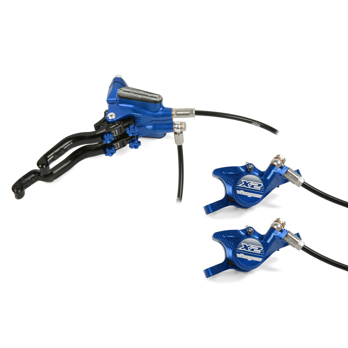 Hope Brake Tech 3 Duo X2 No Rotor RH Blue