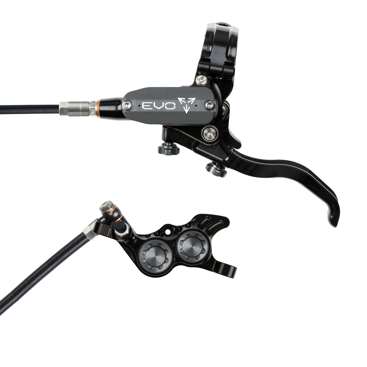 Hope Brake EVO GR4 No Rotor LH- Black/Smoke