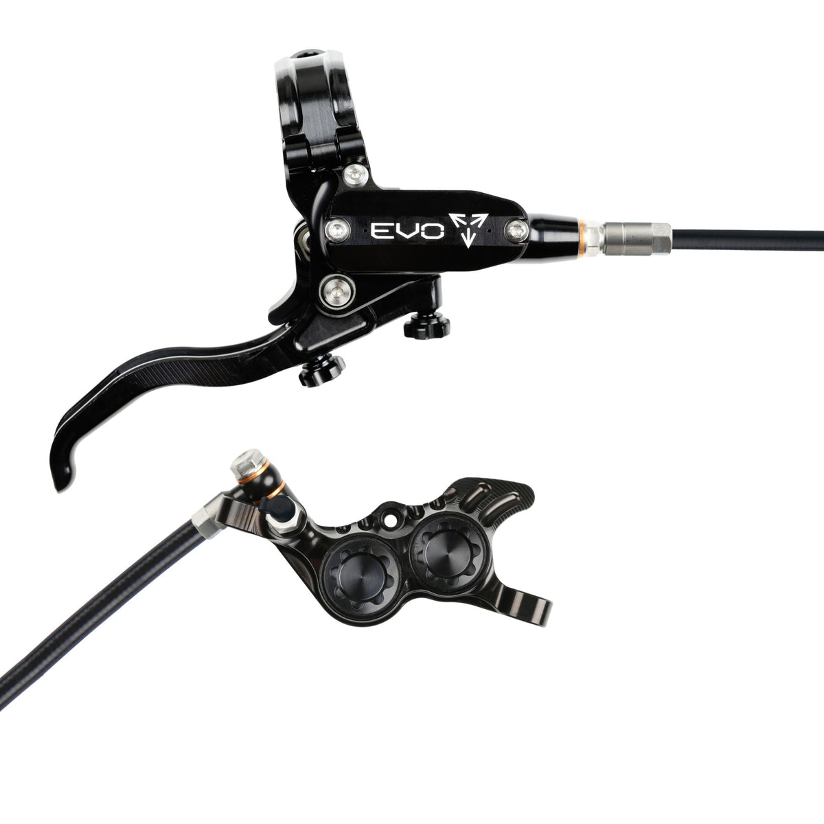 Hope Brake EVO GR4 No Rotor RH- Black/Black